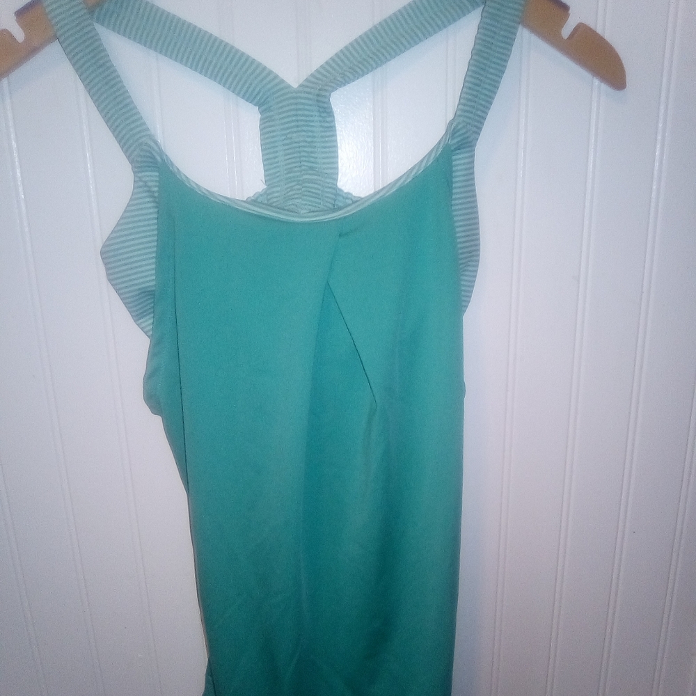 Tank top with built in sports bra